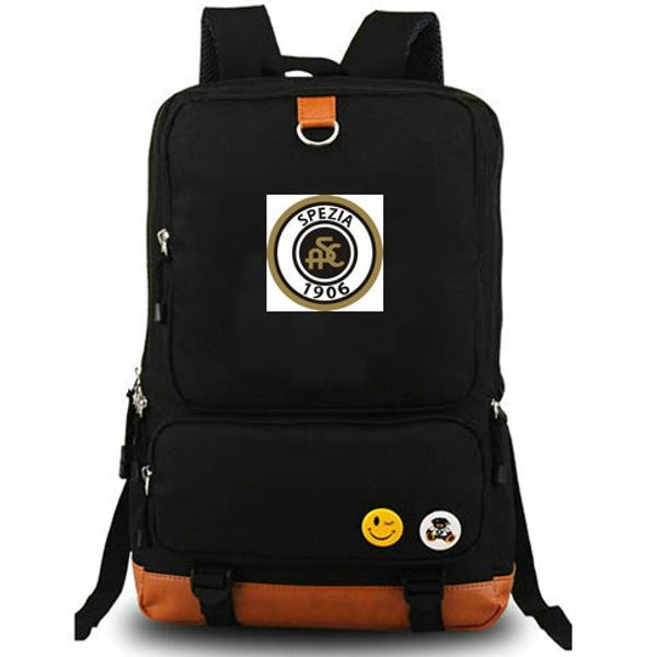 

asc backpack spezia calcio day pack 1906 football club school bag soccer packsack computer rucksack sport schoolbag outdoor daypack
