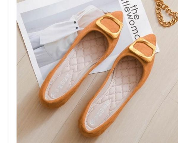 

send women's flat bottom single shoes 2018 new style summer korean pointed end shoes, Black