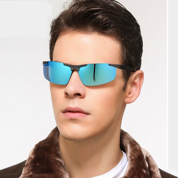 

спорт на открытом воздухе поляризованные мужские солнцезащитные очки алюминиевая рамка магния мужская цвет uv400 солнцезащитные очки очки дл, White;black