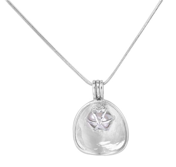 2018 nuevo conjunto de 1 Amor Deseo Collar de perlas Set Gota Colgante De Ostra 12 Colores