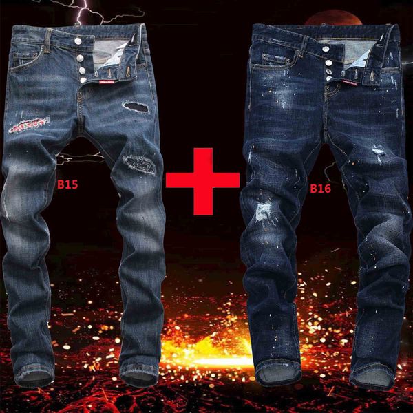 

Dhl 2 fa hion men d jean de igner cla ic d 2 jean luxury italian d jean b1 b16