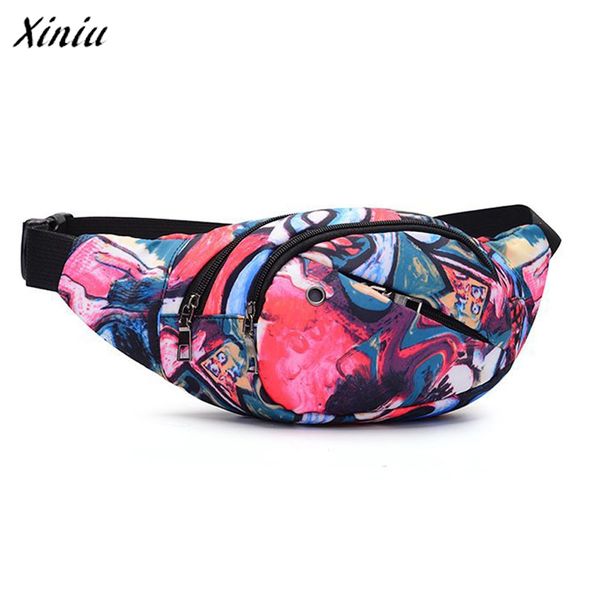

women men printed waist pack bicycle belt crossbody bags women messenger bag bolsos mujer