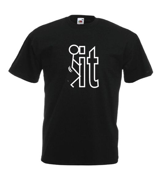 

fck it funny party joke tee xmas birthday rude gift idea mens womens t shirt top, White;black