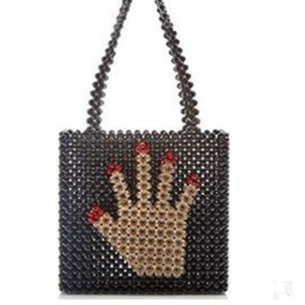 Bolso Cuentas Totes De Bolso Perlas De Compre Bolso Caja Hombro Con PSwCC