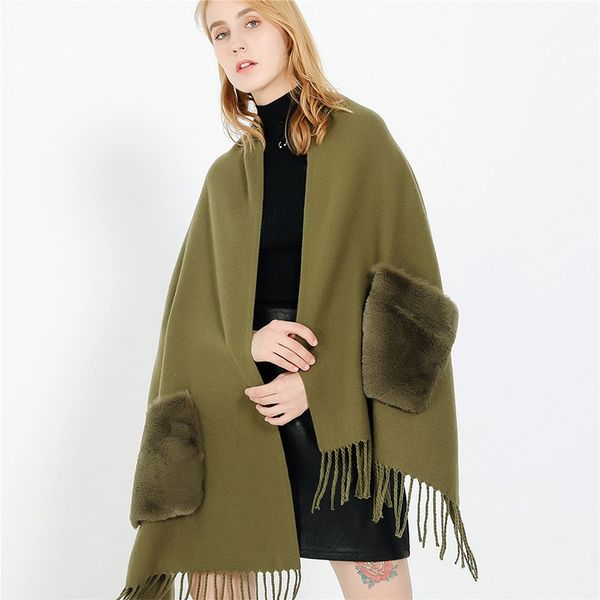 

new fashion winter comfortable thick scarf new arrival soft outdoor holiday warm wild trend multifunctional shawl