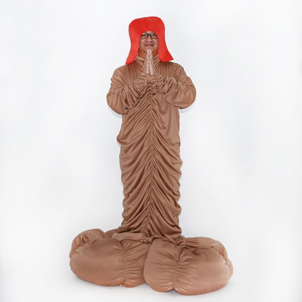 

anime cosplay funny inflatable costume for dick guy halloween carnaval cartoon anime vestidos party, Black;red