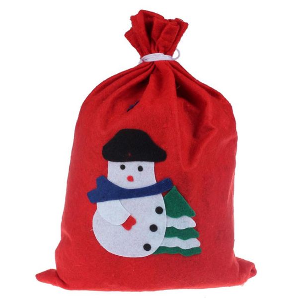 

drawstring backpack christmas candy bag storage new santa claus gift bag candy gift xmas tree party decoration a0801#30