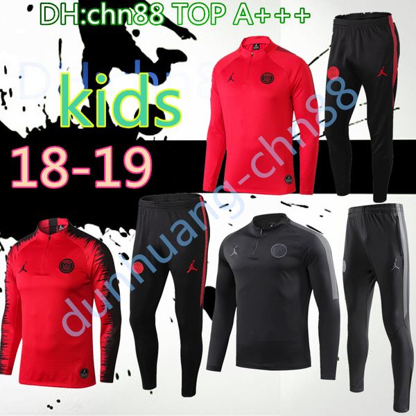 

2018 2019 pari jordam kid jacket training uit champion league urvetement 18 19 p g mbappe football jacket pogba occer kid track uit