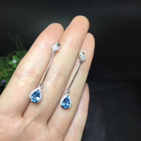 

palace crystal amethyst earnail 925 silver inlaid wear effect perfect