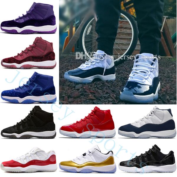 

new 11 xi basketball shoes men women 11s gym red midnight navy bred space jam 45 11s concords moon landing sneakers outdoor shoes