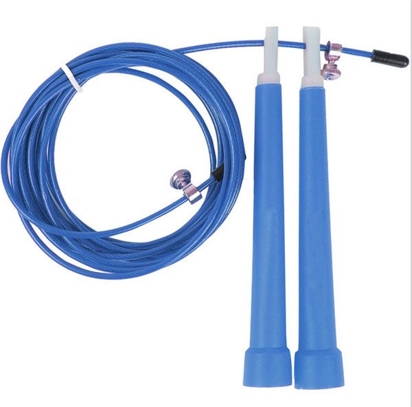 

фитнес 100 шт. 3 м высокоскоростной аэробная стальная проволока скакалка длина регулируемая скакалка crossfit фитнес-оборудование скакалка