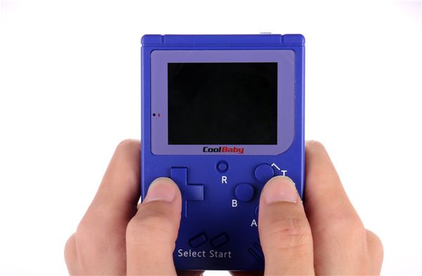 

rs-6 portable retro mini handheld game console 8 bit color lcd game player for fc game
