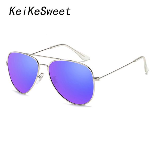 

keikesweet 2018 polarized 3026 men women cool aviador masculino sunglasses uv400 brand designer rays pilots sun glasses, White;black
