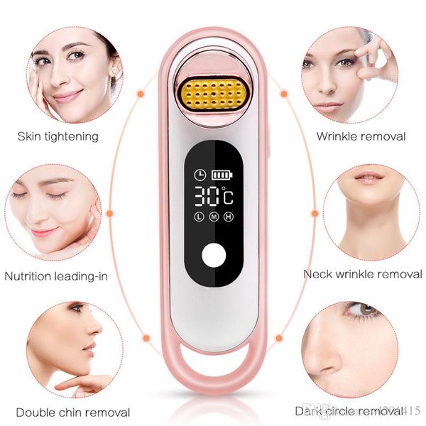 

RF Frequency Electroporation Energy Therapy Facial Massager Skin Tightening Wrinkle Remove Anti-Aging Face Lifting Device UP007