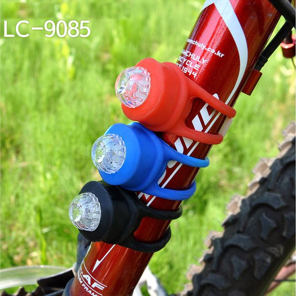 

2pcs silicone bike bicycle cycling back rear led light taillights waterproof durable bisiklet aksesuar lowest price