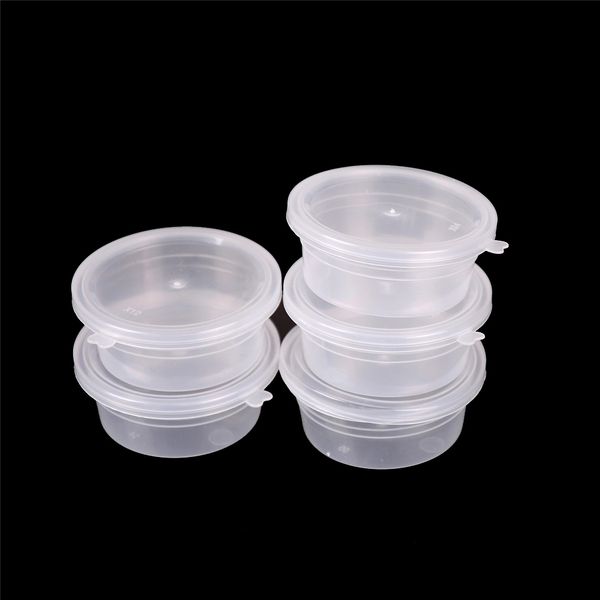 

10pieces transparent clear storage no lids containers foam ball storage cups containers