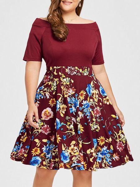 plus size one piece dresses