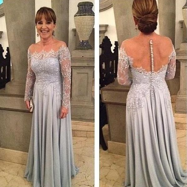 

selling sweep train long sleeves mother of the bride dresses with lace appliques for wedding party mermaid dress, Black;coppery