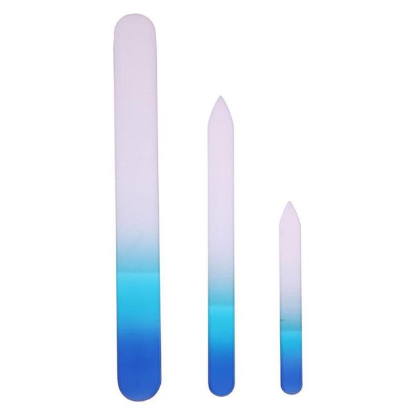 

3pcs float glass nail files polishing tools crystal nails buffing sanding file sponge manicure sandpaper buffer cuticle remover