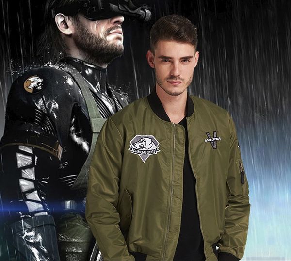 METAL ENGRENAGEM SÓLIDA V O Fantasma Dor dos homens Diamond Dogs Jacket Liga melhor presente de alta qualidade