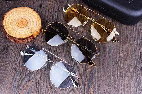 

women sunglasses fashion oval sunglasses uv protection lens coating mirror lens frameless color plated frame54-18-145, White;black