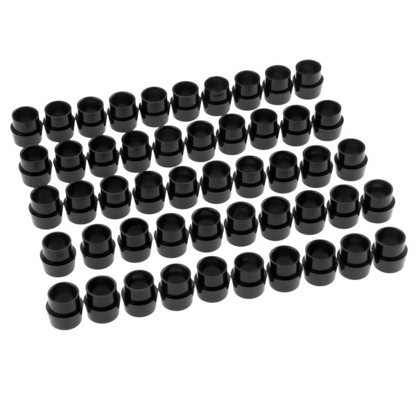 

gohantee 50pcs/lot plastic golf sleeve adapter ferrules caps replacement fit for g35 adapter sleeves 0.335 inch tip size black