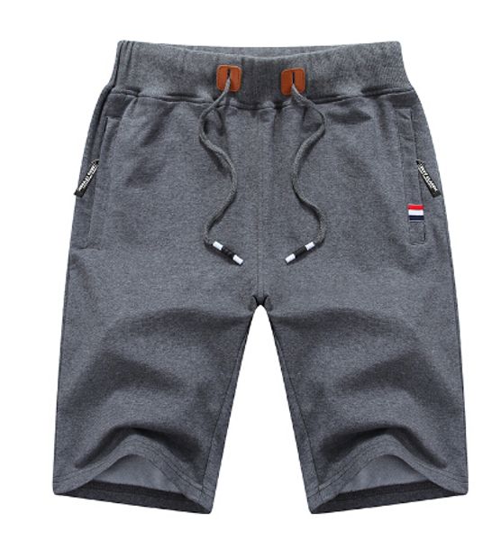 

men's shorts with zipper pocket 4xl summer 2018 solid mens running beach shorts cotton casual bermuda male shorts clothing, Black;blue