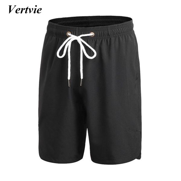 

vertvie summer running shorts men plus size quickly dry men's shorts pocket basketball football fitness gym training sport short, Black;blue