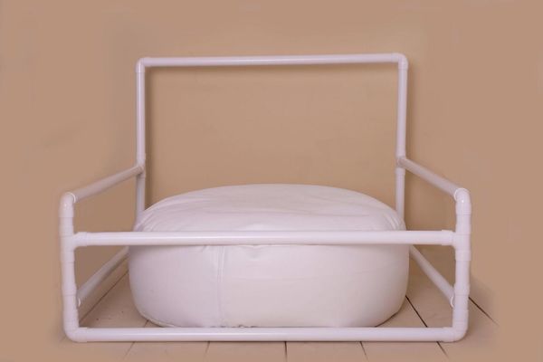 

studio size leather posing beanbag pillow for newborn pgraphy prop posing puck 28x10inch infant poser pillow -p prop