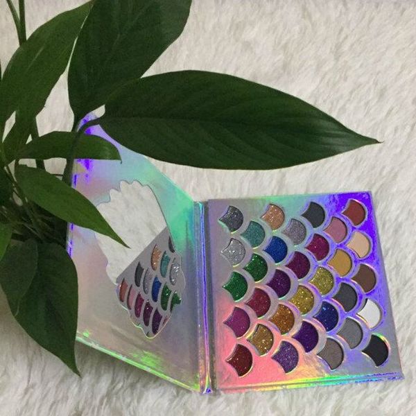 

cleof cosmetics palette 32 colors fashion women beauty makeup the mermaid glitter prism palette 32 colors dhl fast ing