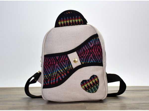 

сумка сумка национальный стиль хлопок и белый небольшой рюкзак ручной бабочка аксессуары