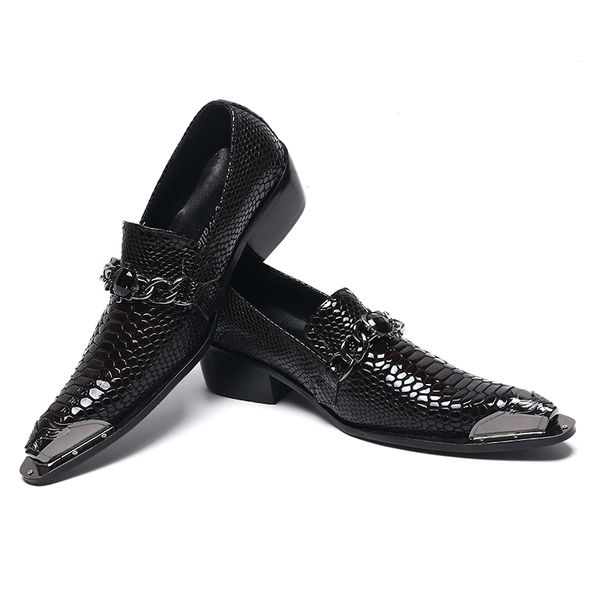 

Мужчины Туфли из Натуральной Кожи Gentleman Party Деловой Костюм Обувь Аллигатор Печати