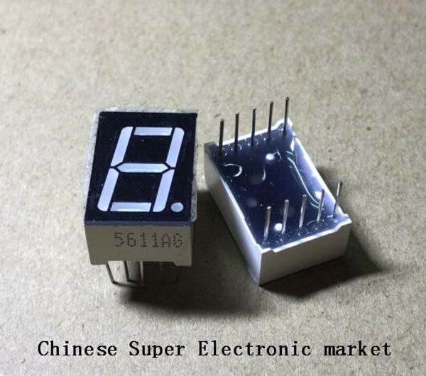 

20 pcs ld-5161ag 1 digit 0.56" green 7 segment led display common cathode