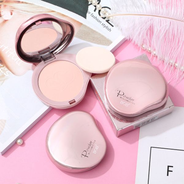

face powder heart clear flawless cake waterproof anti sweat moisturizing oil control concealer foundation beauty makeup accessories