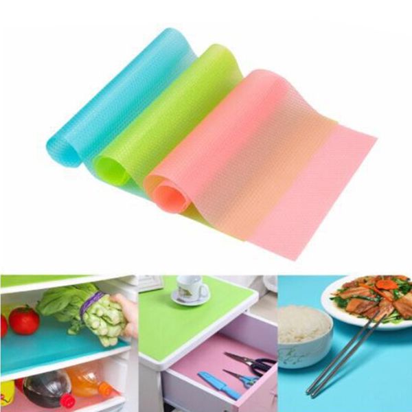 

4pcs/set refrigerator pad antibacterial antifouling mildew moisture pad refrigerator mats fridge waterproof for kitchen