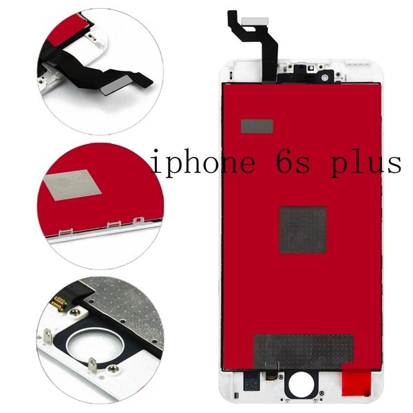 

for iphone 6 6splus 6s plus lcd full assembly complete 100% with 3d force touch screen replacement display no dead pixel
