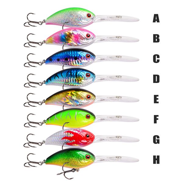 

swing swimming wobbler crank bait 11cm 18.5g jerk swimbaits long lip laser fishing lure rolling bait with bkb hooks