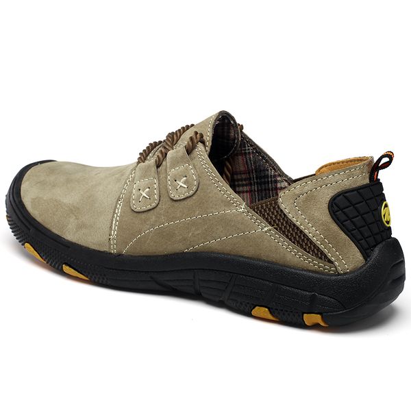 

men shoes outdoor climbing trekking boots walking shoes for men zapatos hombre deportiva, Black