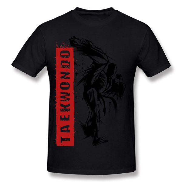 

tee o-neck sale wholesale taekwondo kick t-shirt homme homme brithday blue shorts tee for 100% s-6xl shirts cotton shirts afbjf, Black
