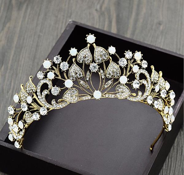 

bridal headwear, new crown, antique wedding dress, atmosphere, crystal, sweet, wedding, toast, super fairy hair accessories, Silver