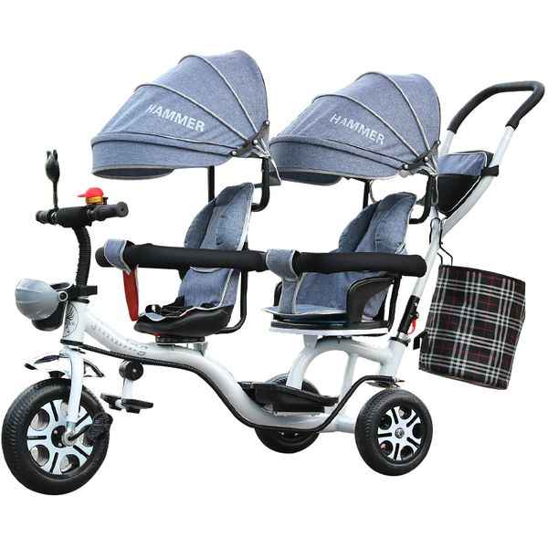 triciclo doble asiento