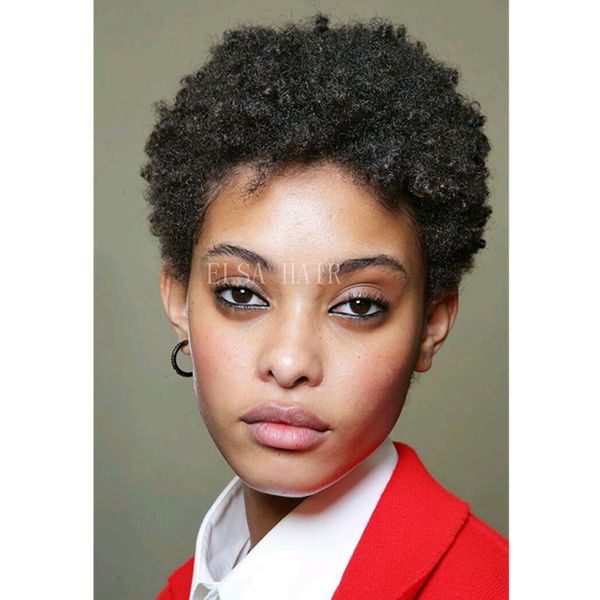Brazilian Short Curly Human Hair Wave Spiral Curly Afro Kinky