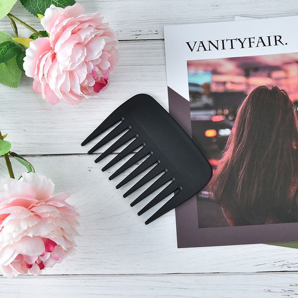 Professional Black Carbon Comb Hair Style Anti Static Cutting Comb Barber Haircut For Women Men Hair Styling Brush Tool 9x7cm Styling Brush Hair