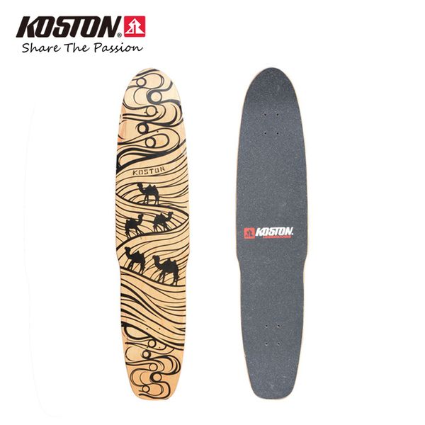 

koston professional longboard decks dancing board waliking skateboard decks long skateboard 44 inch 8ply canada maple pressed
