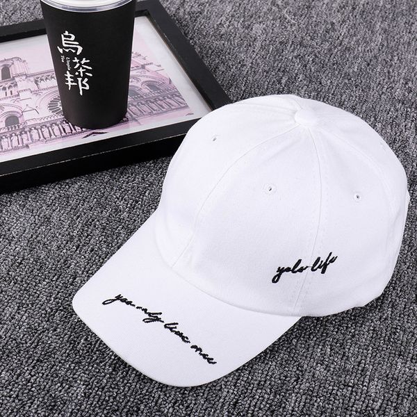 

new korean hat men and women side embroidery letters sun hat wild personality leisure vacation baseball cap 2018, Blue;gray