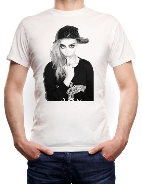 

cara middlefinger футболка мальчик белый стиль делевинг it girl карл кто, White;black