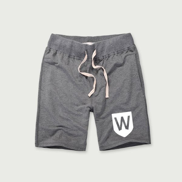 

буква w pattern 2018 лето горячие продажа мода мужчины шорты бодибилдинг шорты мужские фитнес-тренажерные залы шорты тренировки, White;black