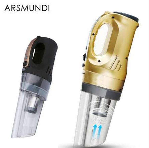 

car vacuum cleaner black gold 120w portable wet and dry dual use auto cigarette lighter hepa filter 12v