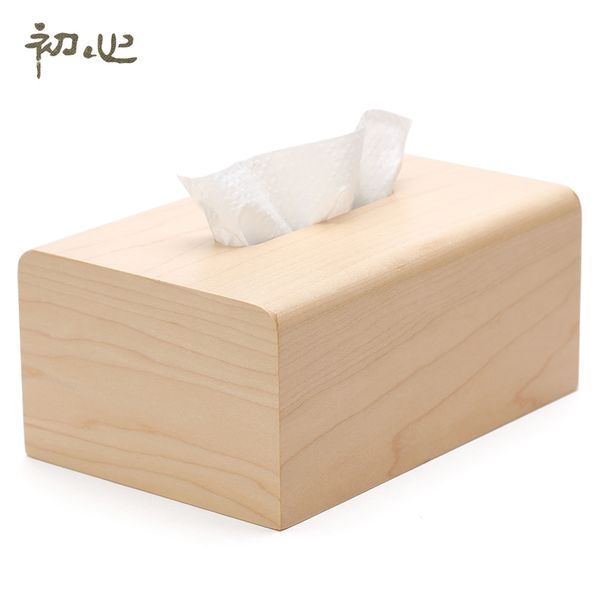 

home wooden rectangle removable tissue box household paper box tissue case