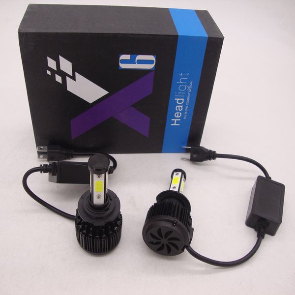 

h1 h4 h7 h11 9007 cree led headlight conversion kit bulbs 4000w 40000lm lamp hi/lo 6000k